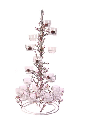 FFC 002 Set Cup Cake,Wellcome drink ขาตั้งพร้อมแก้ว 22 ใบ