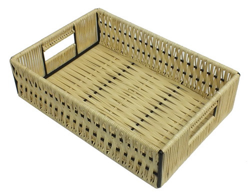 WB 001 M Rattan กะบะเหล็กสานหวาย